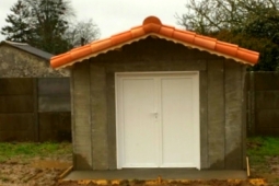 Abri de jardin Indépendant béton enduit Par ABRIDIS